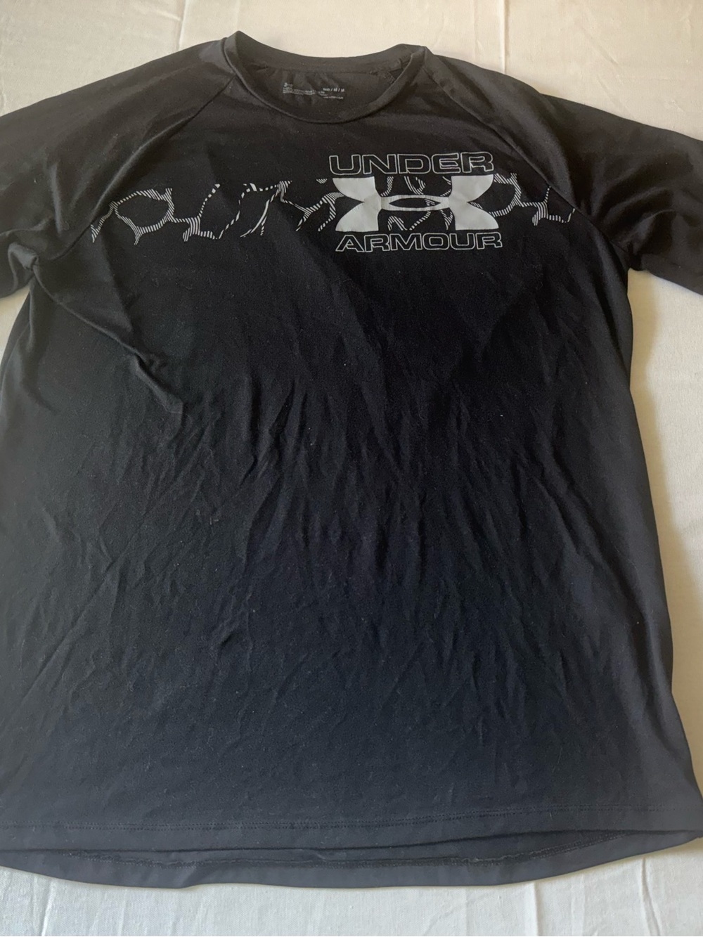 Under Armour Black Short-Sleeve Graphic Performance Tee